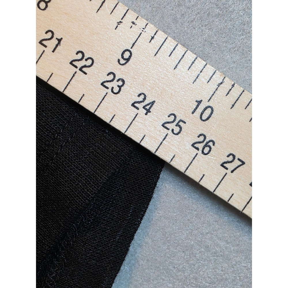 Catherines Womens 1X 18/20W Black Space Dye Open Front Short Sleeve Cardigan - Picture 6 of 10